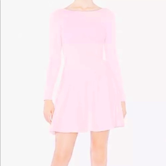American Apparel Dresses & Skirts - NWT AMERICAN APPAREL PINK STRETCH SKATER DRESS SM